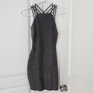 Windsor Black Sparkly Cocktail Dress - Size XS/S